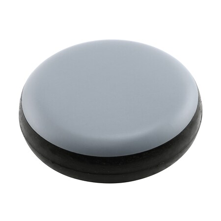 Prime-Line 1-1/8 - 1-1/4 in. Grip Tip Round Magic Sliders, Black Plastic (4 Pack) MP75093